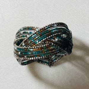 Brand New Bead Cable Wire Bangle Bracelet